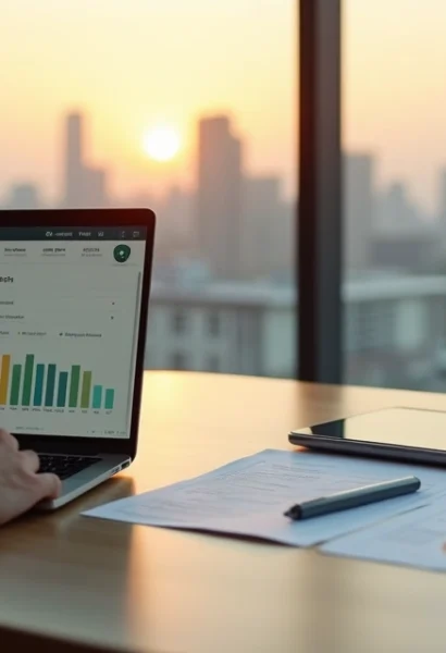 Assessoria financeira analisando perfil de risco em consulta com investidor